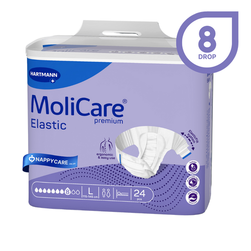 Buy MoliCare Premium Elastic  Overnight Slip (8 Drop) | nappycare.co.za
