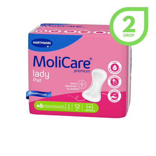 Buy MoliCare Premium Adult Lady Pads ( 2 Drop) (NEW) | nappycare.co.za