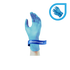 Buy DISCONTINUED - Peha-Soft Long Cuff Nitrile Guard Powder-Free Exam Gloves (100 Pcs packs) | nappycare.co.za