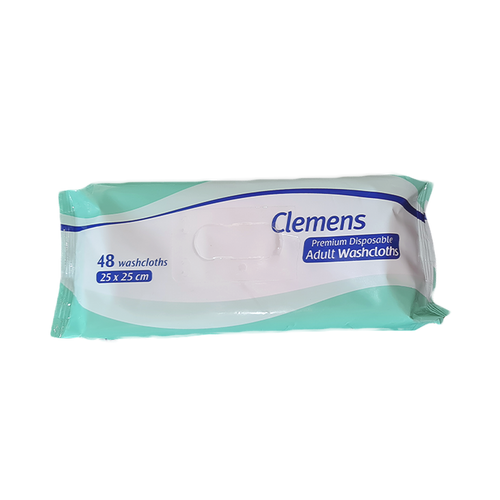Buy Clemens Adult Disposable Washcloths (12pkts/Case) | nappycare.co.za