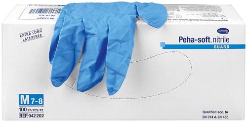 Buy DISCONTINUED - Peha-Soft Long Cuff Nitrile Guard Powder-Free Exam Gloves (100 Pcs packs) | nappycare.co.za