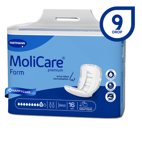 Buy MoliCare Premium Form Unisex Adult Pads (9 Drop) (NEW LARGER PACKS) | nappycare.co.za