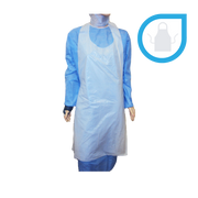 Buy Plastic Apron 110cm - White with 2 Ties (Disposable) | nappycare.co.za