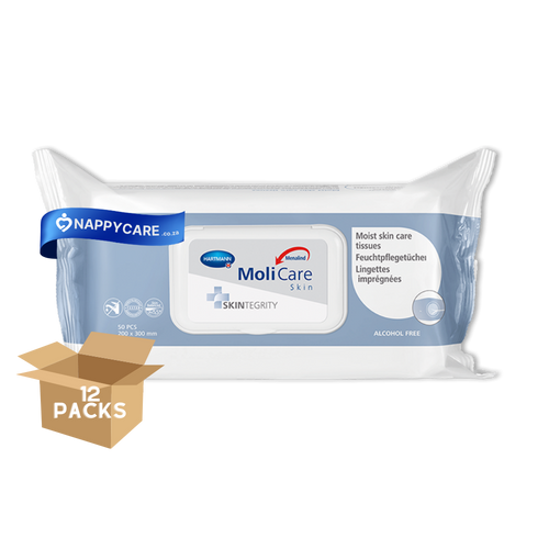 Buy Case of MoliCare Skin Moist Care Tissues (12pkts/Case) | nappycare.co.za