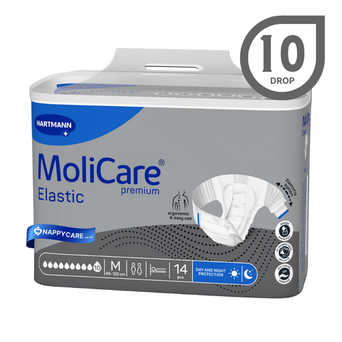 Buy MoliCare Premium Elastic  Overnight Slip (10 Drop) (NEW) | nappycare.co.za