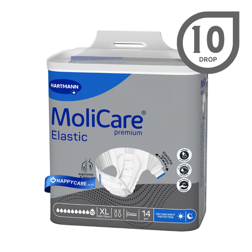 Buy MoliCare Premium Elastic  Overnight Slip (10 Drop) (NEW) | nappycare.co.za