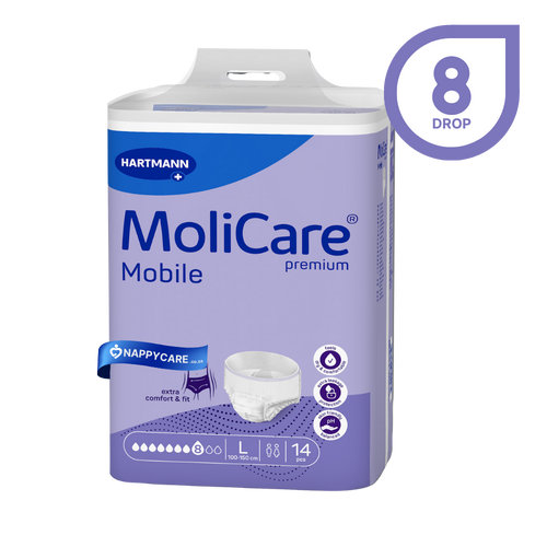 Buy MoliCare Premium Mobile Overnight Pull-up (8 Drop) | nappycare.co.za