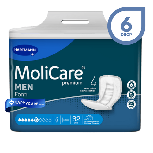 Buy MoliCare Premium Form Adult Men Pads (6 Drop) (NEW LARGER PACKS) | nappycare.co.za