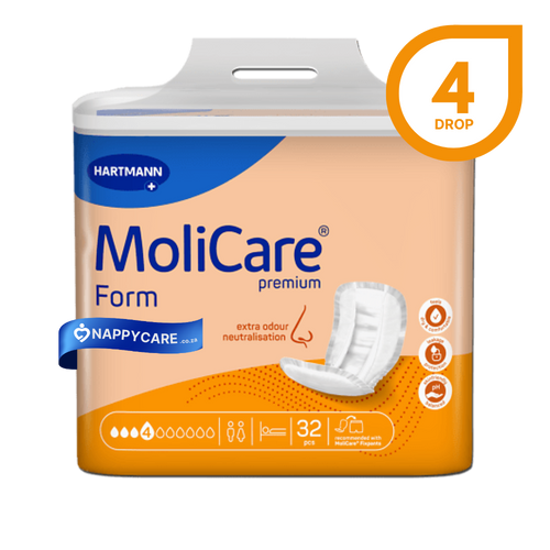 Buy MoliCare Premium Form Unisex Adult Pads (4 Drop) (NEW LARGER PACKS) | nappycare.co.za