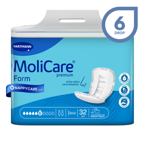 Buy MoliCare Premium Form Unisex Adult Pads (6 Drop) (NEW LARGER PACKS) | nappycare.co.za