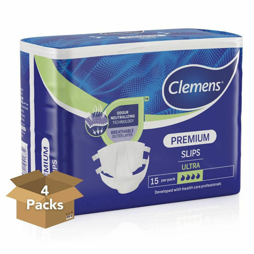 Buy Clemens Premium Ultra 4 Drop Slip (Per Box) NEW Packaging | nappycare.co.za