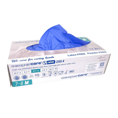 Buy Sempercare Nitrile  Powder-Free Exam Gloves (100 Pcs packs) | nappycare.co.za